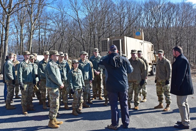 High energy laser engineers engage with West Point cadets