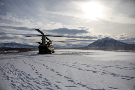 U.S. Army Soldiers from the 11th Infantry Airborne Division and Indian Army soldiers conducted a High Altitude Low Opening jump for Yudh Abhyas 2023 at Fort Wainwright, Alaska, Oct. 5, 2023. Yudh Abhyas &#39;23 is a bilateral training exercise...