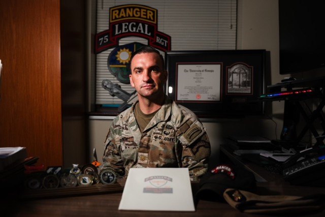 Maj. Jack Gibson is the regimental judge advocate with the 75th Ranger Regiment. It wasn&#39;t a requirement to become a Ranger for his job, but he felt inspired to follow in the foot steps of his grandfather.