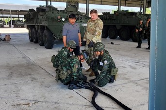 Washington Guard, Royal Thai Army Conduct Expert Exchange