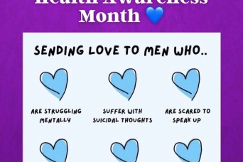 U.S. Army Garrison Rheinland-Pfalz highlights Men’s Mental Health Awareness Month