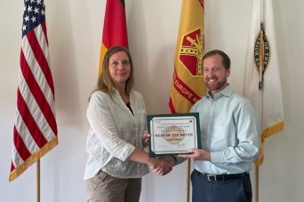 Lead real estate specialist named IMCOM-Europe hero of the month