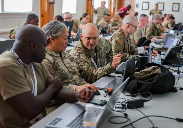 Cyber Shield participants conduct the Certified Cyber Exercise Assessor Course during the annual Cyber Shield training event held at the Virginia National Guard’s State Military Reservation in Virginia Beach on June 6th, 2024. Cyber Shield is...
